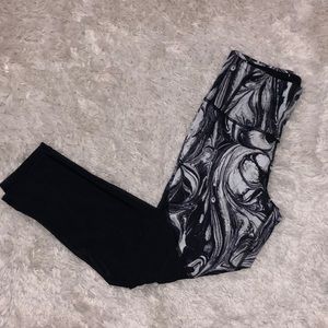 VSX black and white workout pants